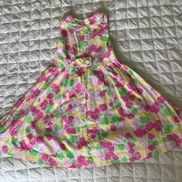 Lilly Pulitzer Pink Green Floral Sundress - Picture 4 of 9